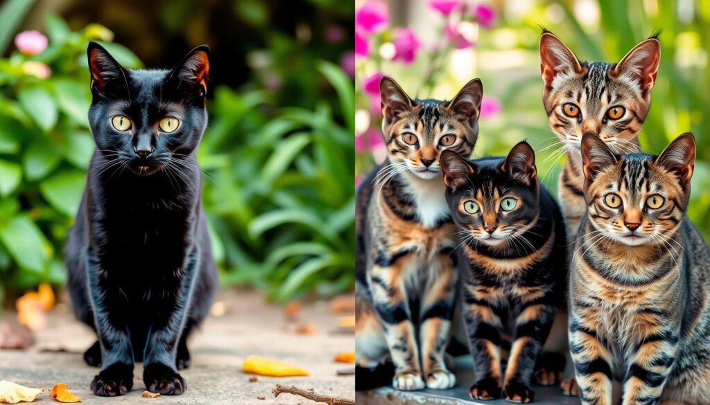 Black Tabby Cat Comparison Black Tabby Cat Comparison
